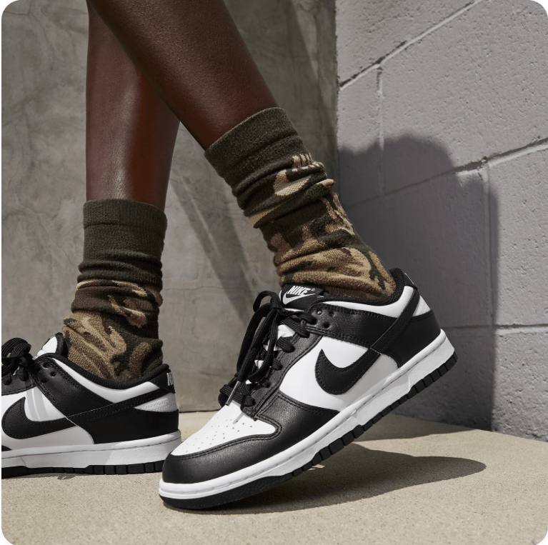 Nike Dunk Low 'Panda' – Black/White Low-Top Sneakers