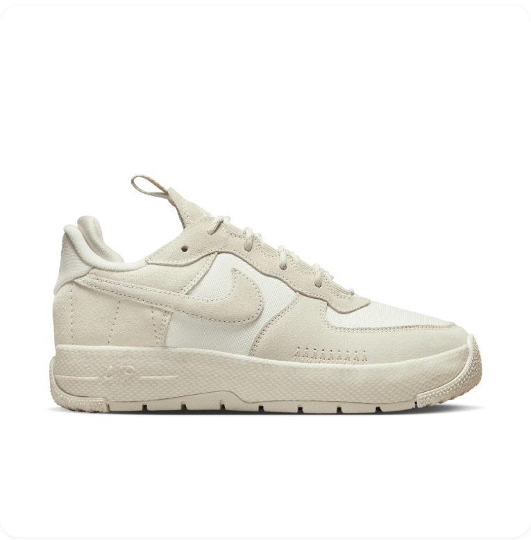 Nike Air Force 1 Wild 'Phantom/Light Orewood Brown' – Tonal Cream Deconstructed Low-Top Sneakers