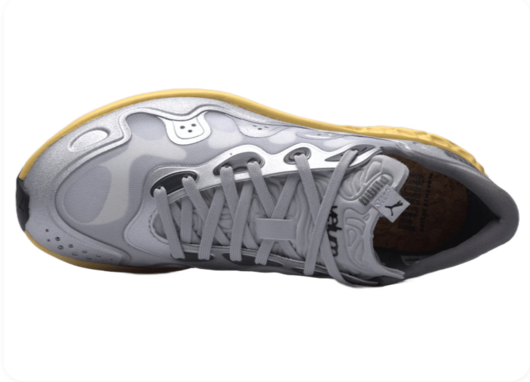 Puma Plexus 'Steel Grey/Gum' – Futuristic Molded Shell Organic Relief Gum Midsole Sneakers